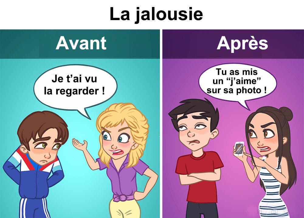 illustrations qui montrent à quel point internet a changé nos vies