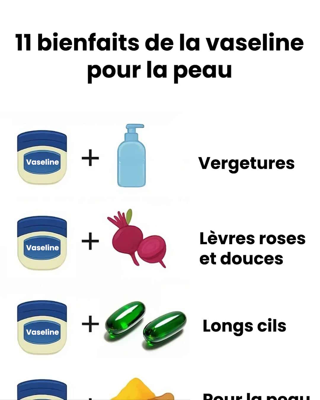 11 astuces avec de la vaseline pour la peau
