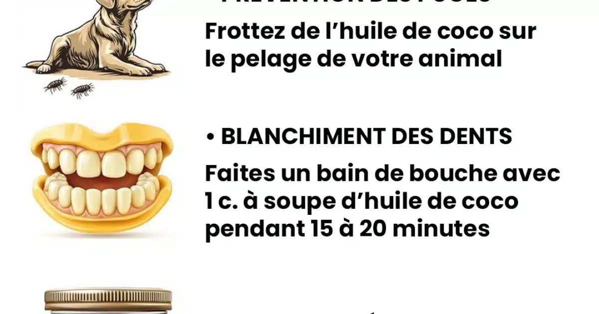 12 astuces avec de l'huile de coco que la plupart des gens ignorent