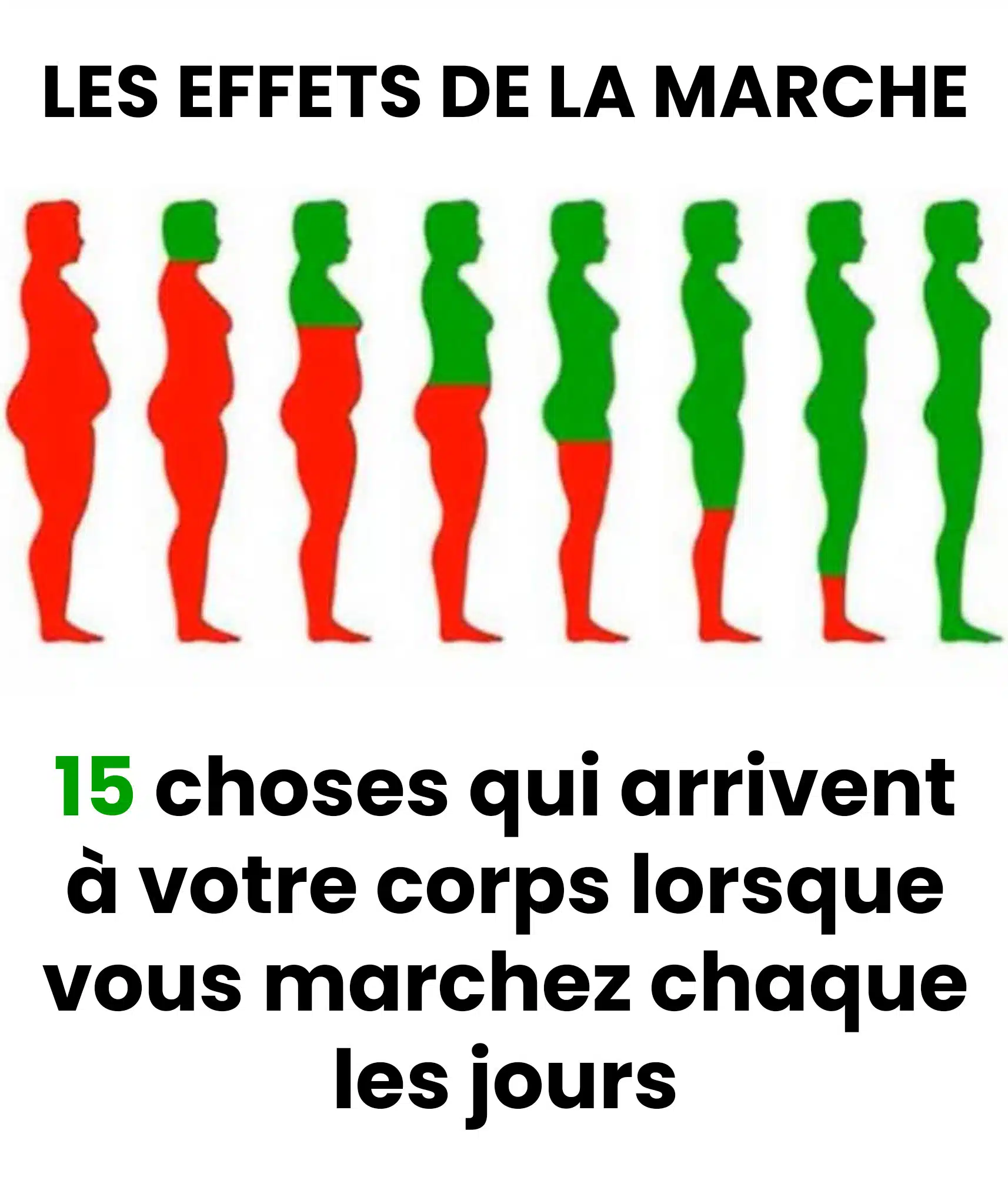 15 choses qui arrivent à votre corps si vous marchez tous les jours