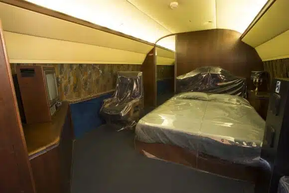 L'intérieur luxueux du jet Lisa Marie d'Elvis Presley