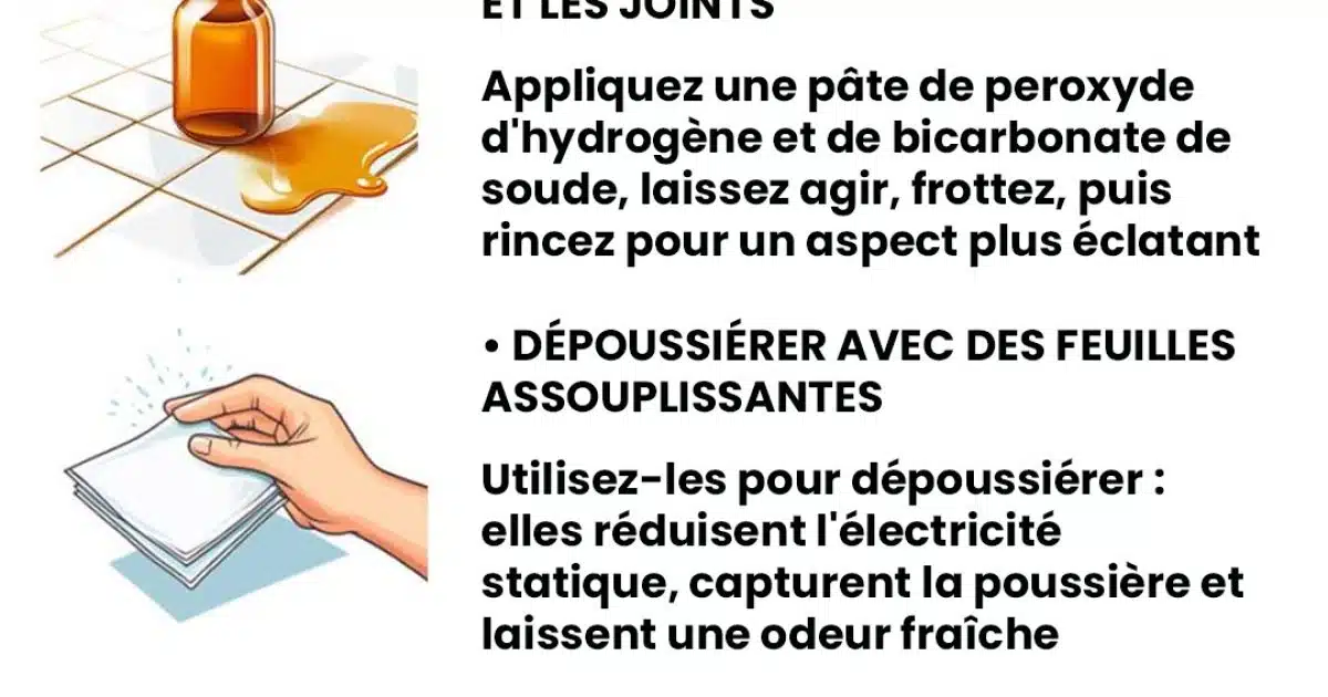 20 astuces de nettoyage pour la maison