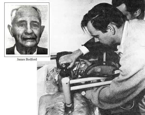 Schéma ou photo historique d'un réservoir de cryoconservation