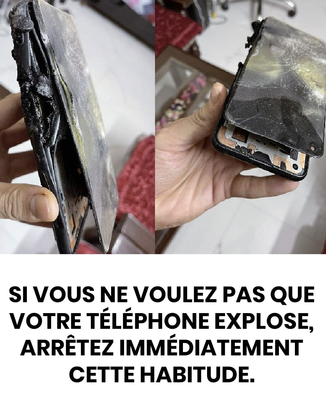3 choses à éviter avec votre téléphone portable