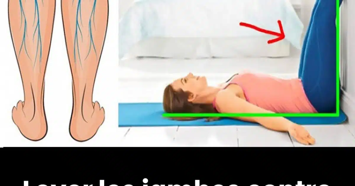 5 avantages de surélever vos jambes contre un mur