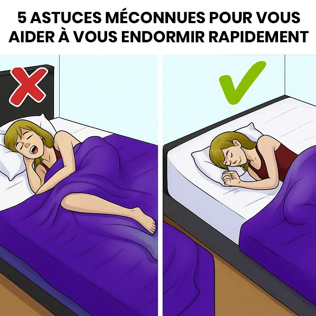 5 conseils pour s'endormir rapidement