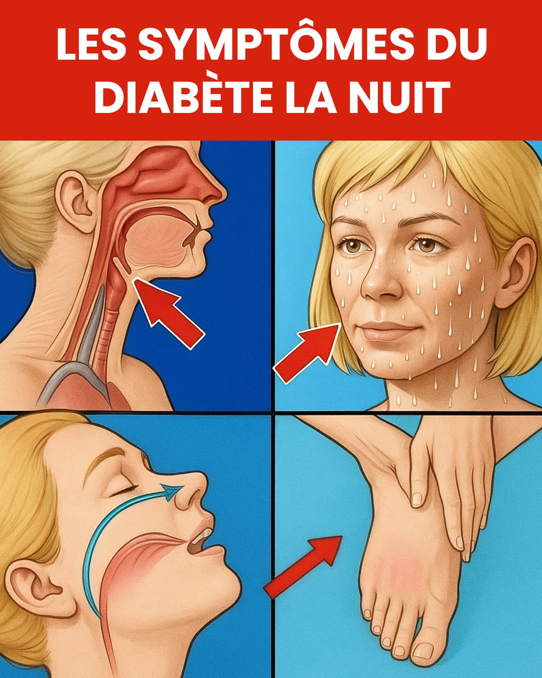 5 symptômes du diabète qui apparaissent la nuit