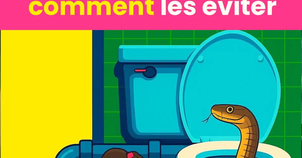 7 créatures qui peuvent apparaître dans vos toilettes (et comment les éviter)