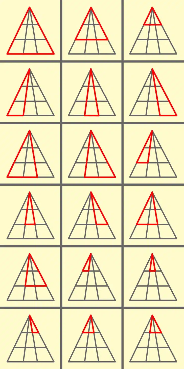 Image du défi des 18 triangles