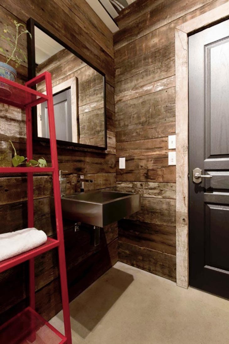 Des toilettes pour les invités 