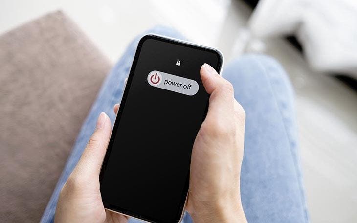 Eteindre téléphone 