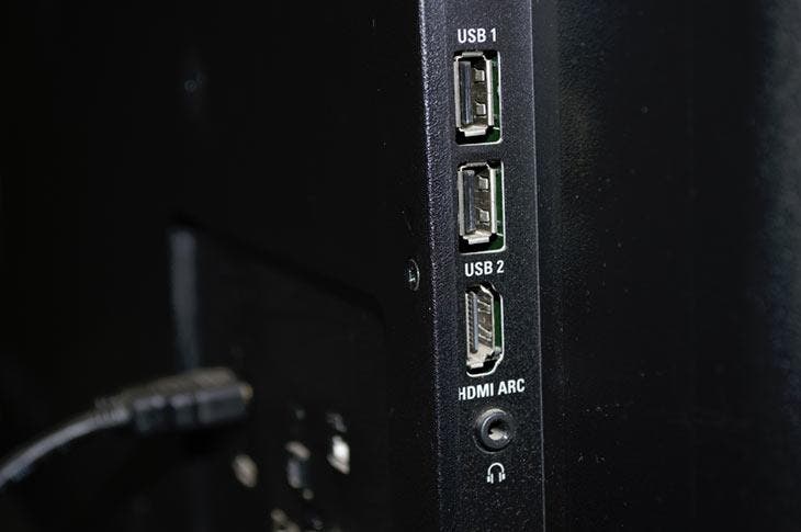 Les ports usb de la télévision 