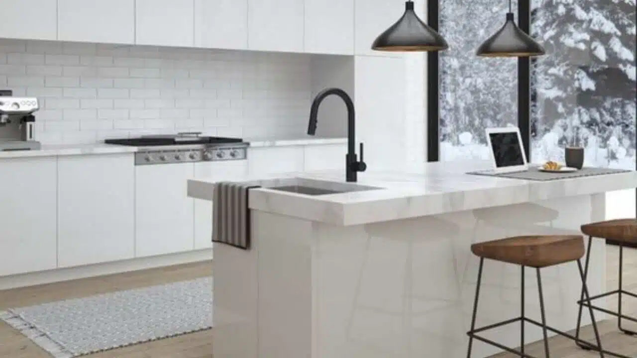 Placards de cuisine avant nettoyage