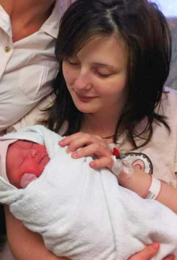 Rachael Campey et sa petite fille Lilly-Rose