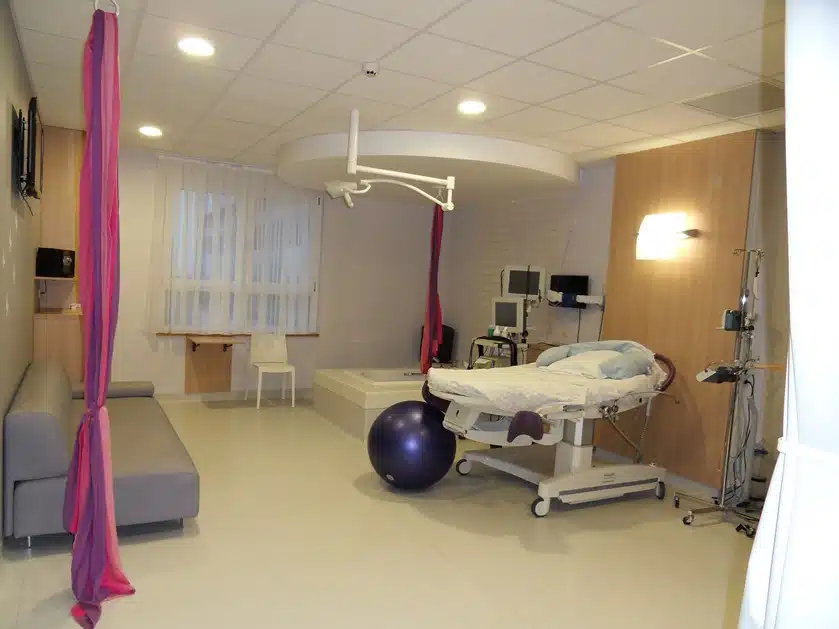 Salle d'accouchement zen