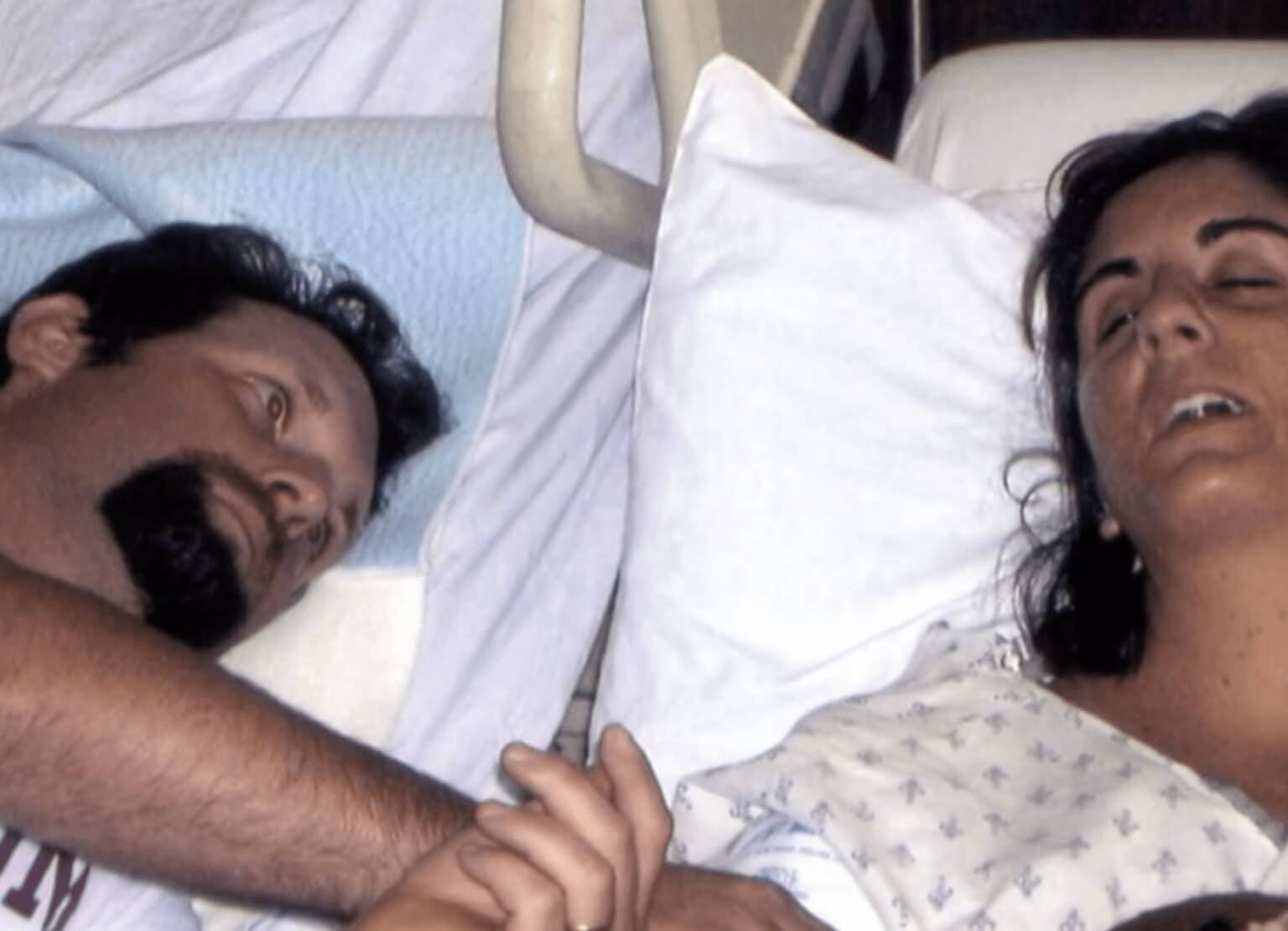 Femme dans le coma entourée de proches