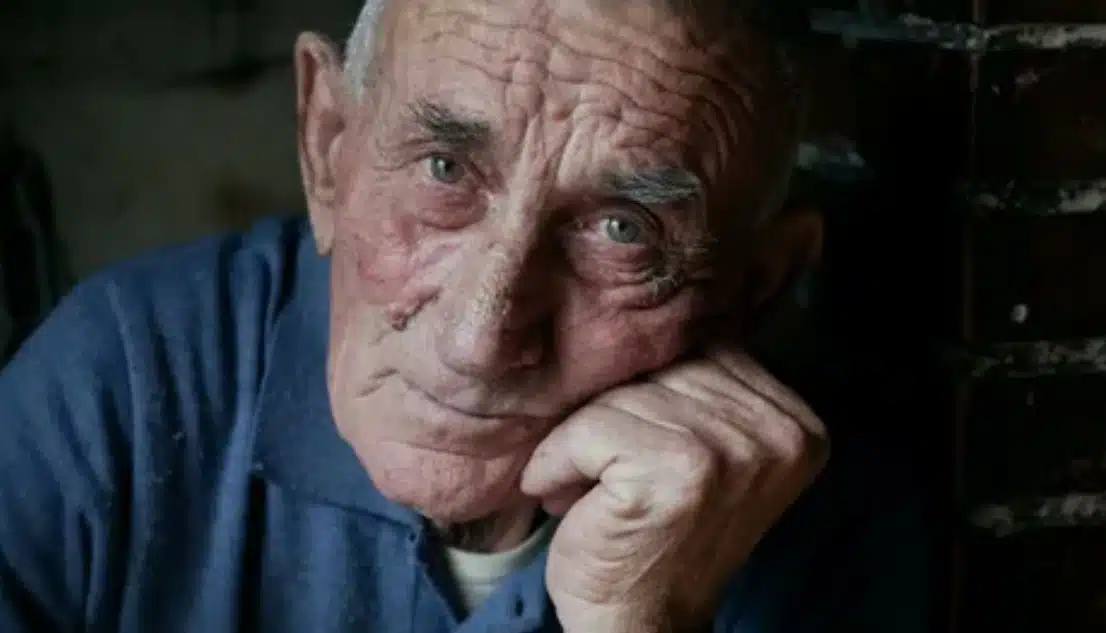 Un chaton gris et blanc, nommé Étincelle, regardant la caméra