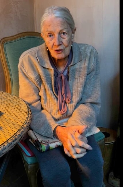 Vanessa Redgrave, regard intense