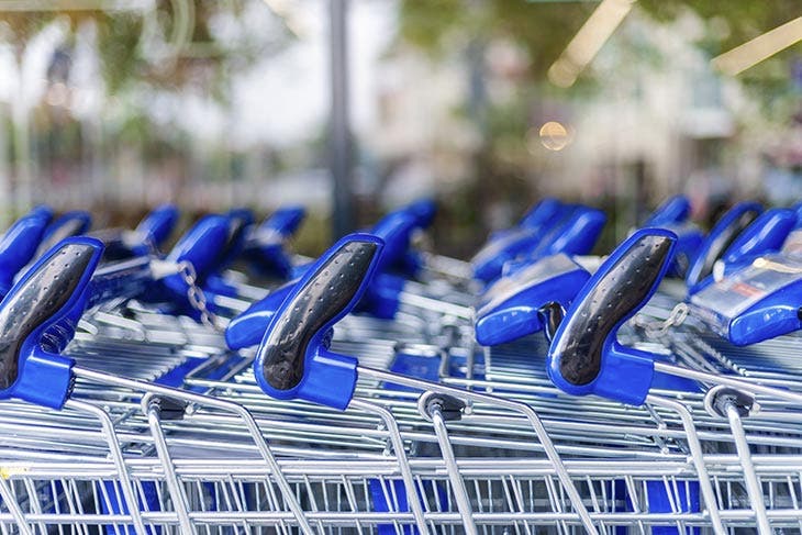 Un caddie de supermarché. source : spm