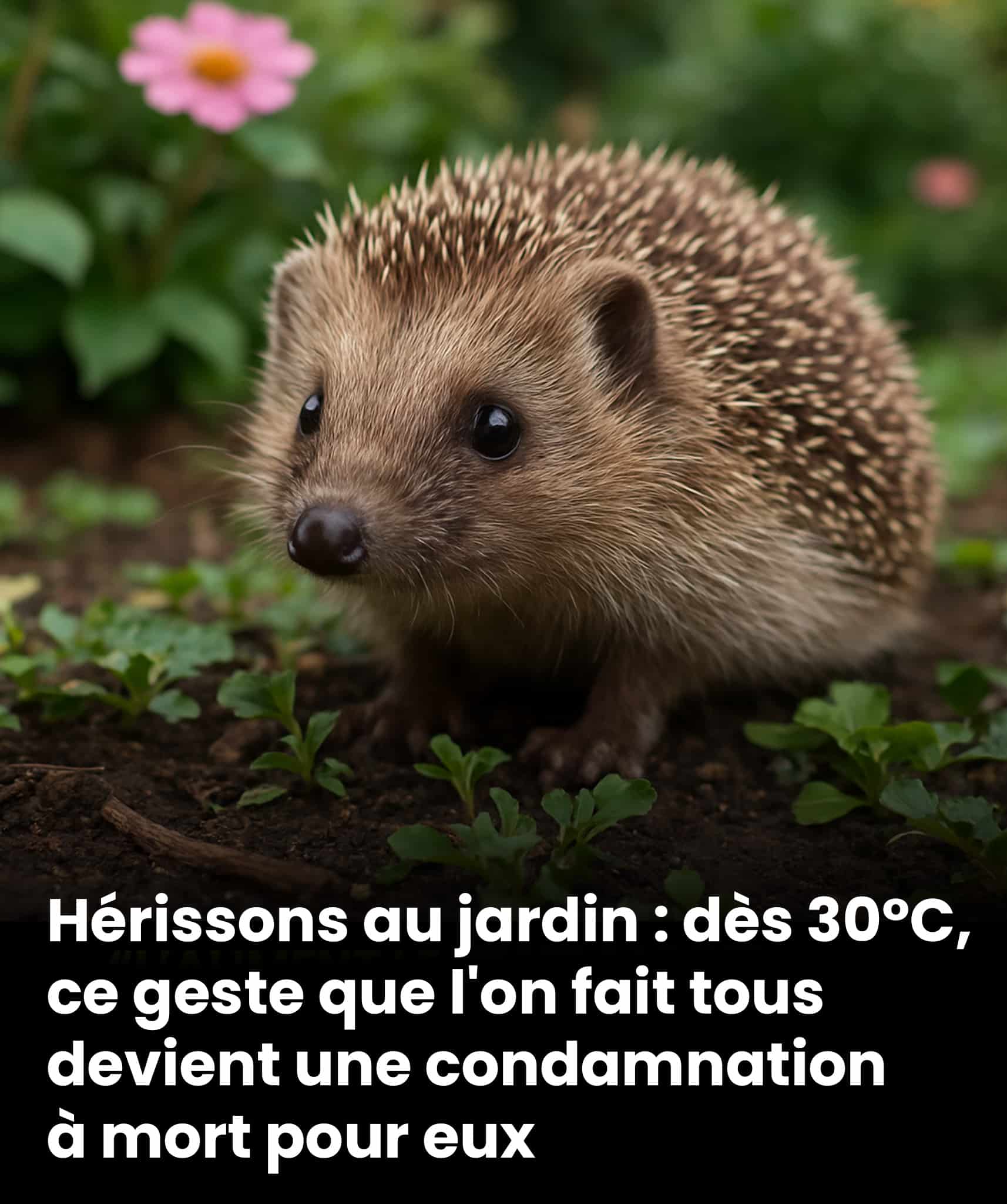 À plus de 30°C, ce comportement au jardin peut condamner les hérissons