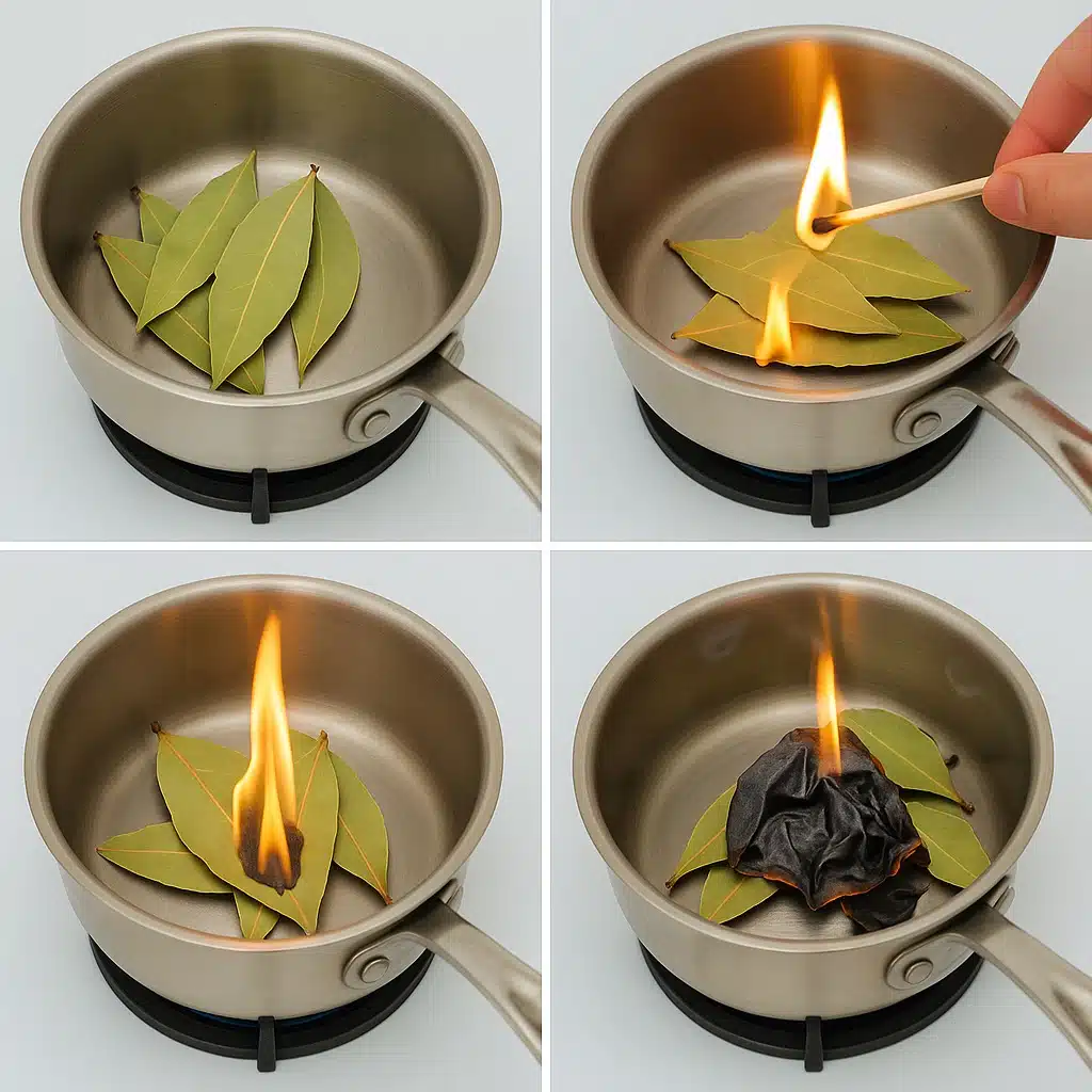 À quoi sert la combustion du laurier à la maison ?
