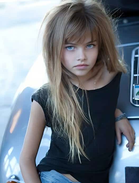 À six ans, elle est a été surnommée comme étant la plus jolie fille du monde