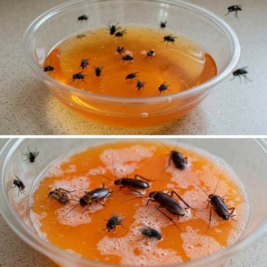 Appliquez cette astuce simple à la maison : il n'y aura plus de mouches ni de cafards au bout d'une heure