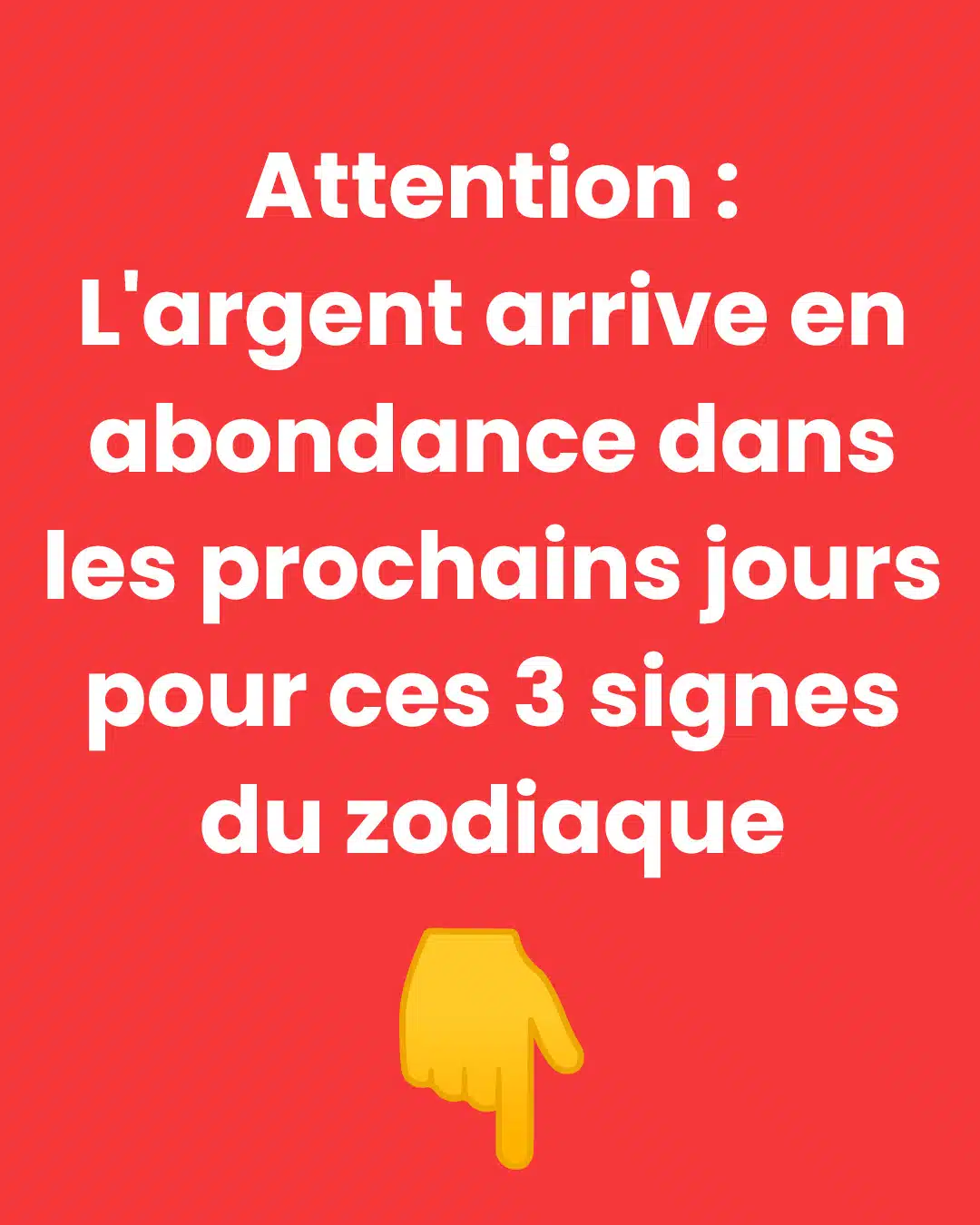 Attention : L'argent arrive en abondance dans les prochains jour pour ces 3 signes du zodiaque