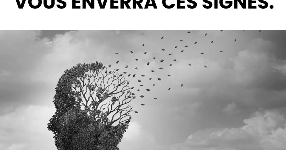 Avant que la démence ne s'installe, votre corps vous donnera ces 12 signes avant-coureurs