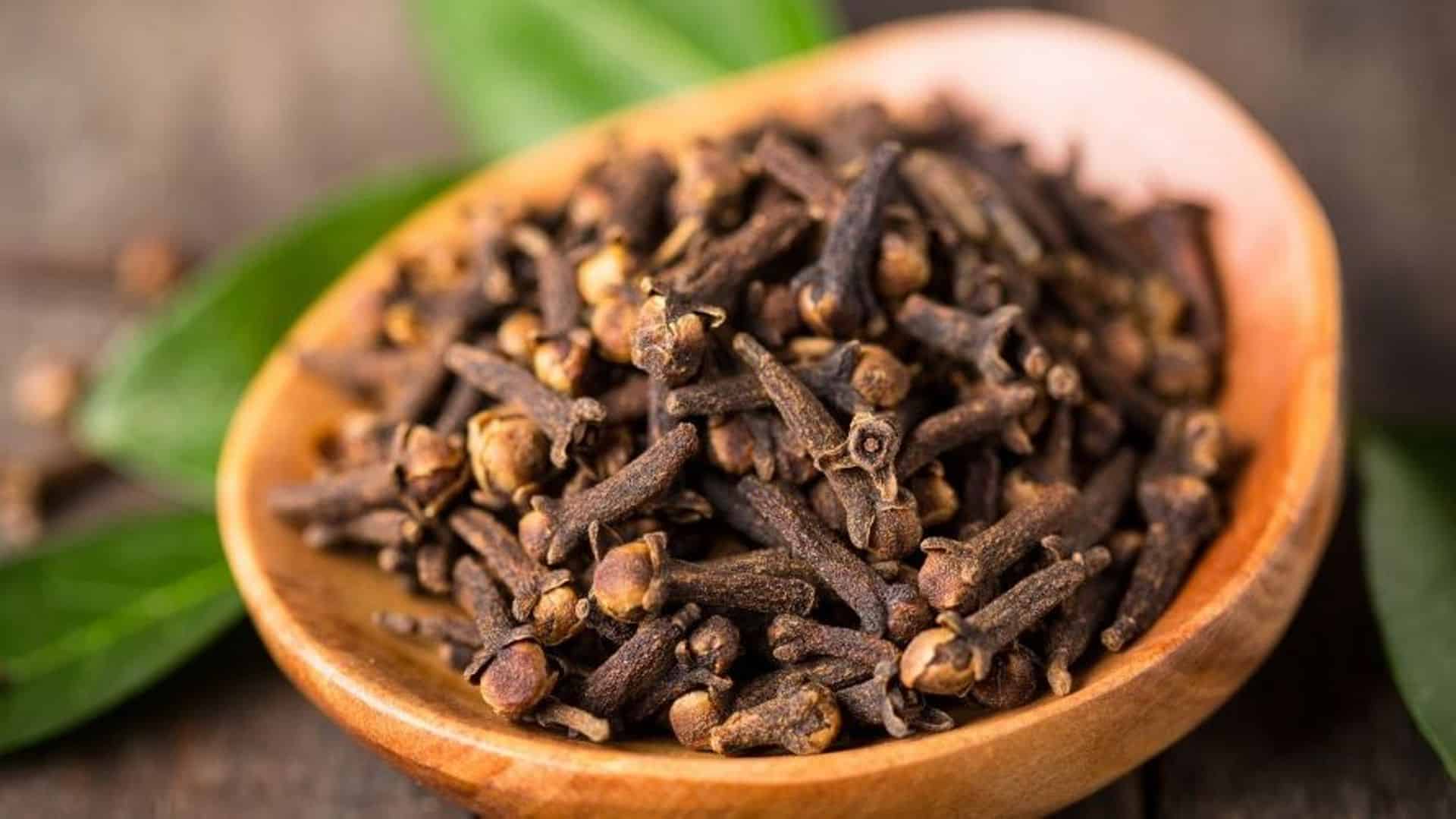 Épices de gingembre et clous de girofle pour la digestion