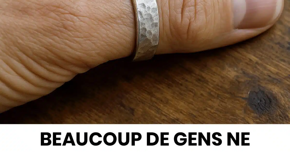 Beaucoup ignorent ce que symbolise une bague au pouce