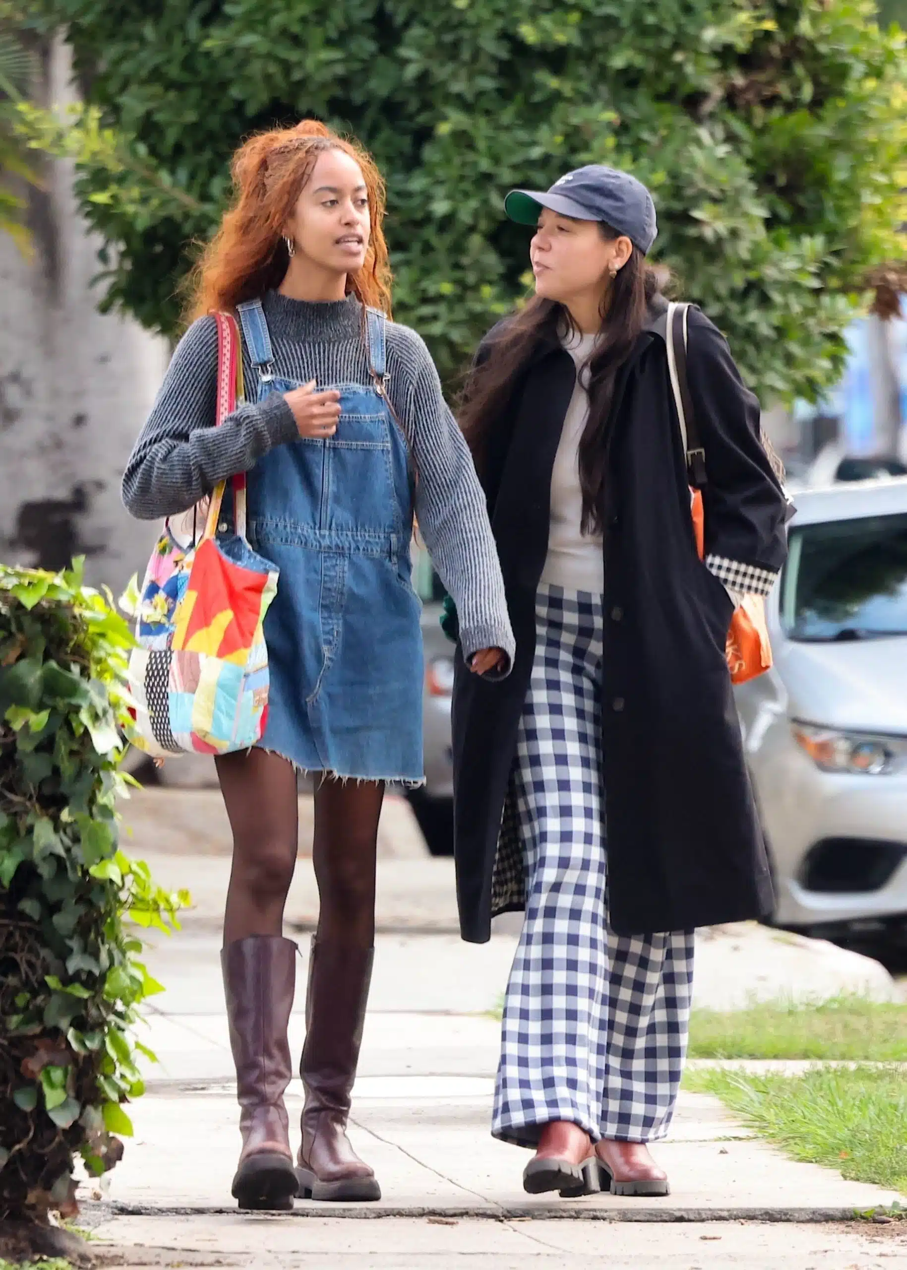 Sasha Obama, souriante et détendue, lors d'une sortie publique