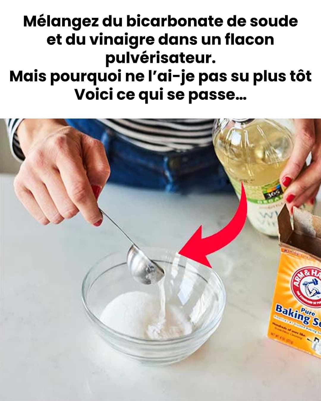 Bicarbonate + vinaigre : le mélange naturel qui remplace (presque) tous vos produits ménagers