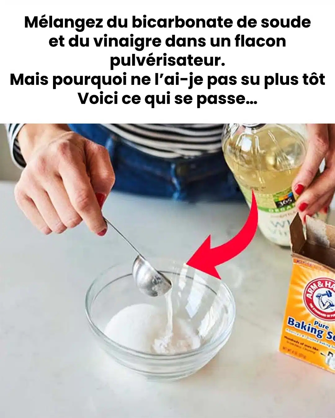 Bicarbonate + vinaigre : le mélange naturel qui remplace (presque) tous vos produits ménagers