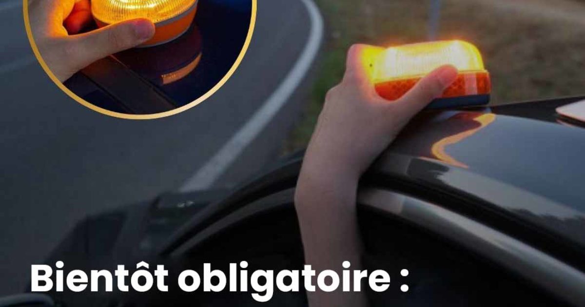 Bientôt obligatoire : un gyrophare orange dans tous les véhicules ?