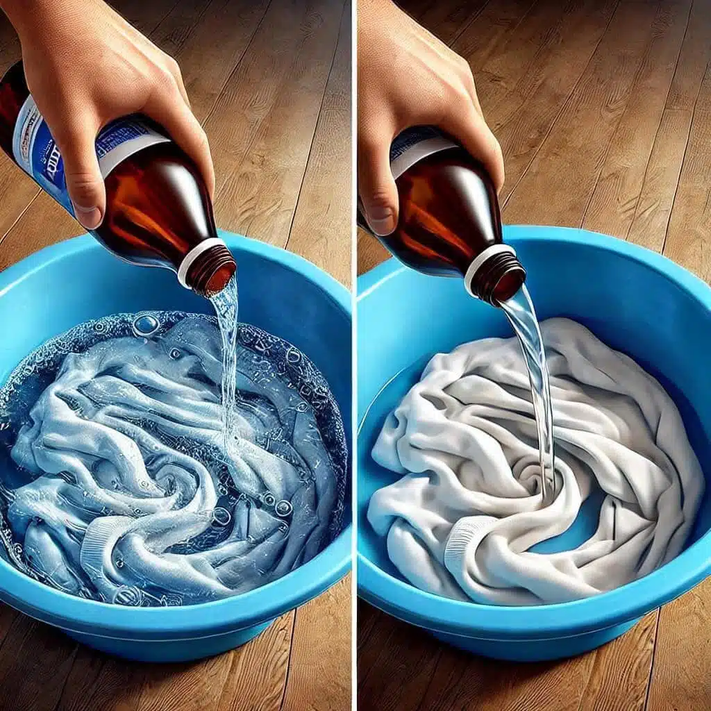 Blanchissez votre linge jauni sans eau de javel et éliminez les taches de chlore avec cette astuce