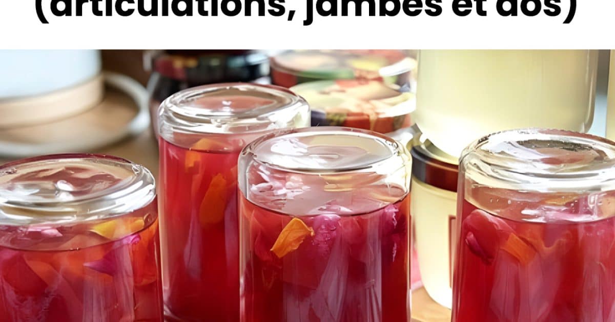 Boisson maison : plus aucune douleur en une semaine (articulations, jambes et dos)
