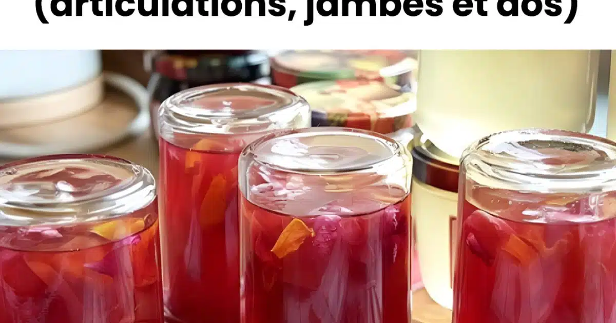 Boisson maison : plus aucune douleur en une semaine (articulations, jambes et dos)