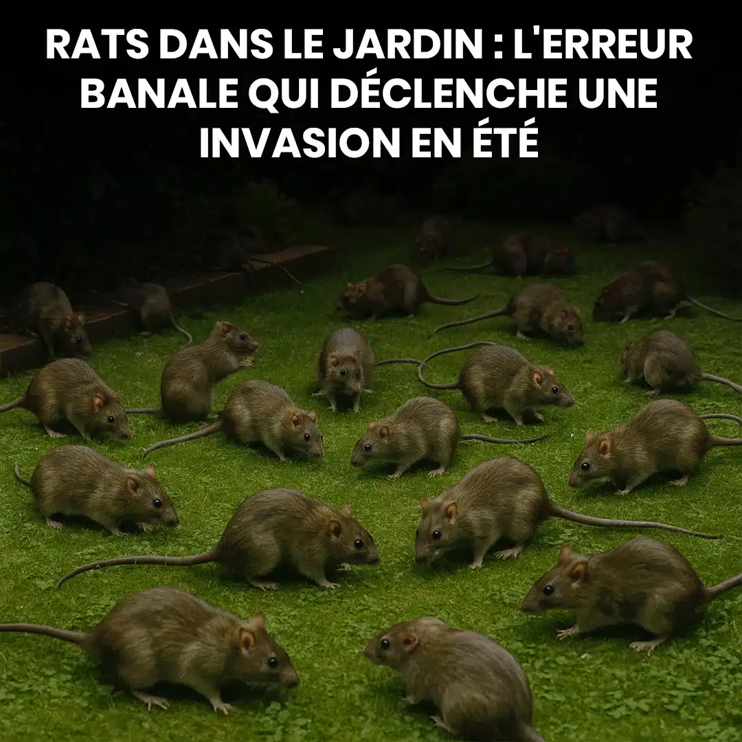 Ce geste courant en été peut provoquer une invasion de rats dans votre jardin