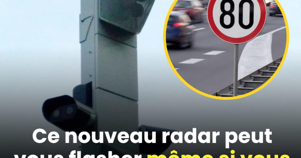 Ce nouveau radar est capable de vous flasher même sans excès de vitesse