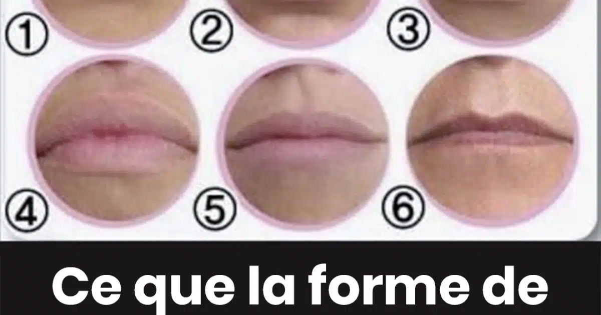 Ce que la forme de tes lèvres révèle de votre personnalité