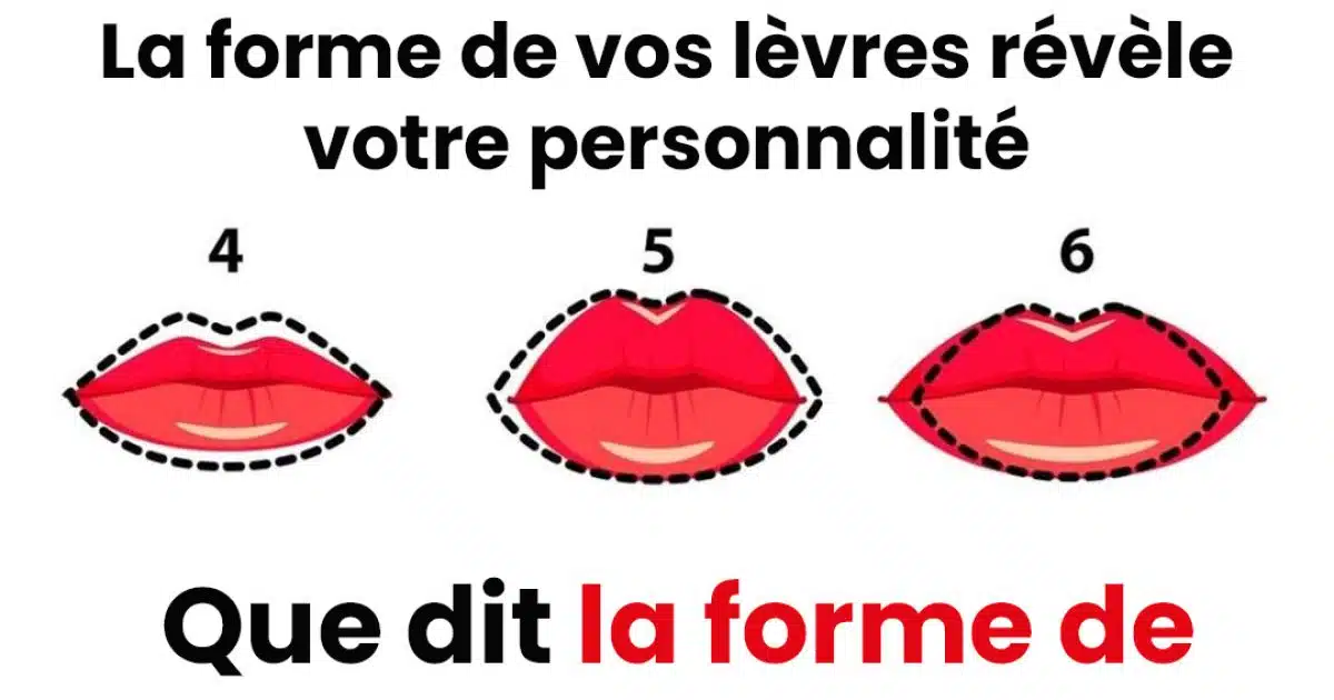 Ce que la forme de vos lèvres révèle sur votre personnalité