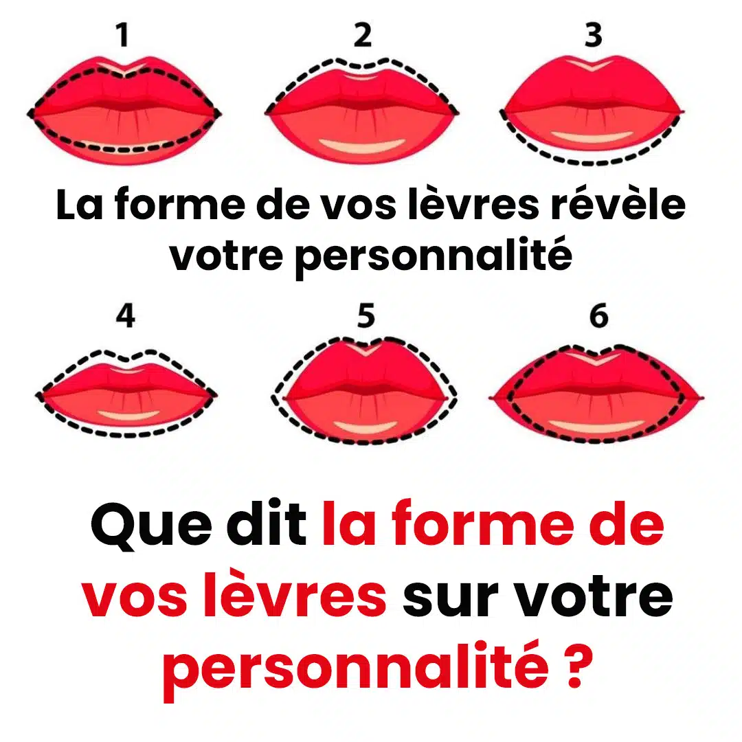 Ce que la forme de vos lèvres révèle sur votre personnalité