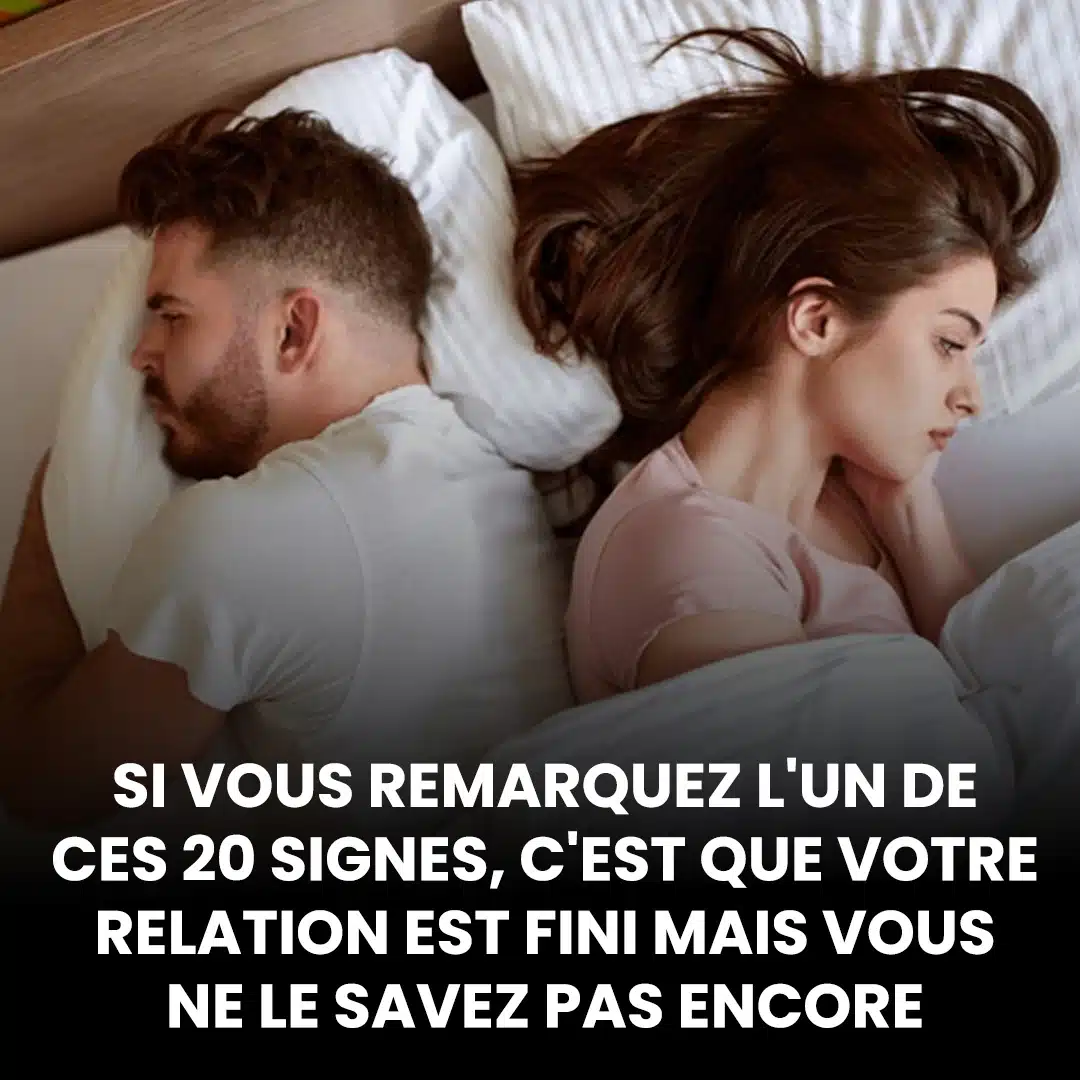 Ces 20 signes prouvent que votre relation est déjà finie, même si vous refusez de l’admettre