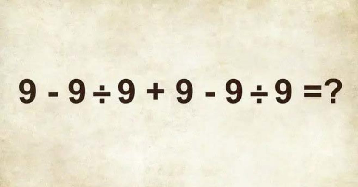 C'est un calcul simple, mais de nombreuses personnes se trompent. Saurez-vous résoudre ce problème ?