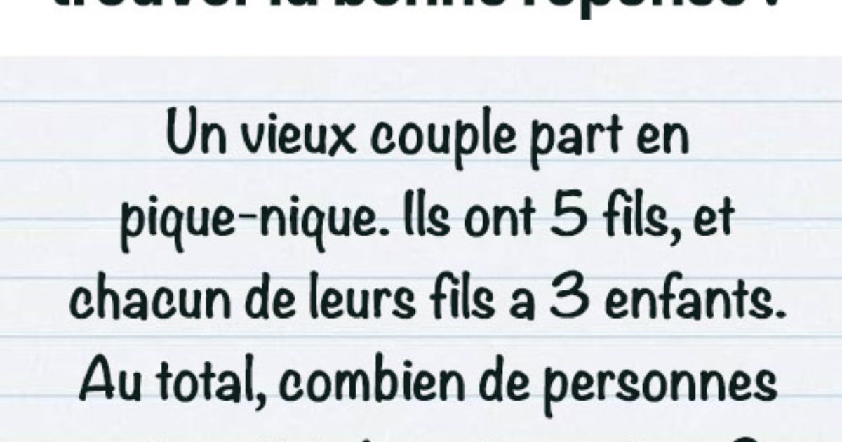 Cette énigme complexe affole Internet - pouvez-vous trouver la réponse ?