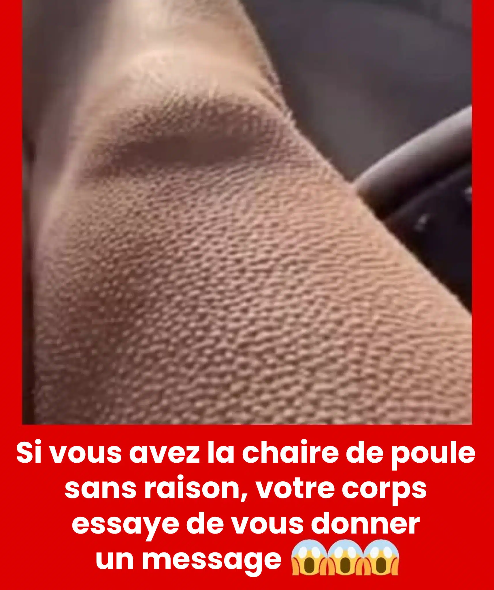 Chair de poule : quelle en est la signification ?