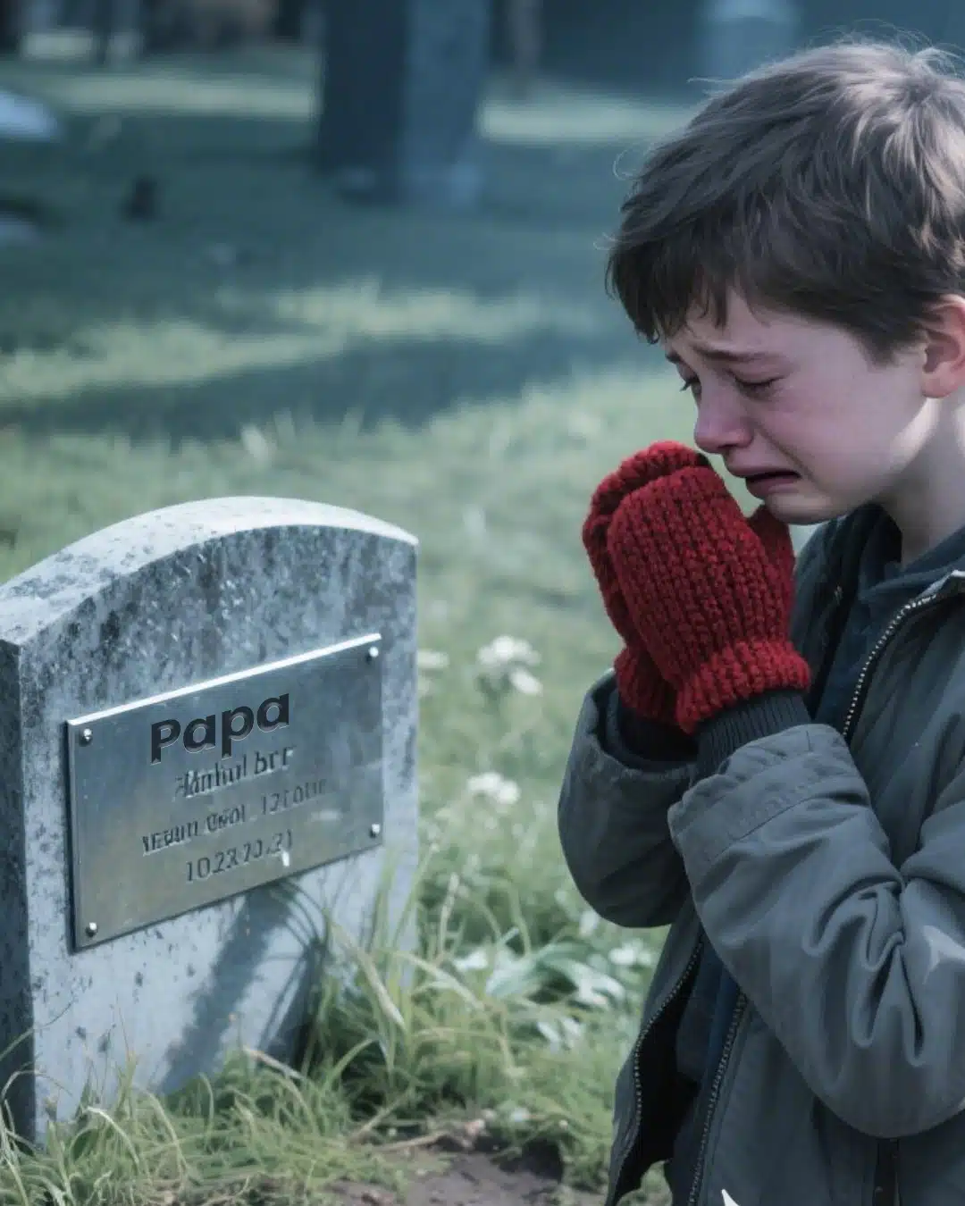 Chaque semaine, je trouvais des gants d'enfants sur la tombe de mon père. Un jour, j'y ai rencontré un adolescent.