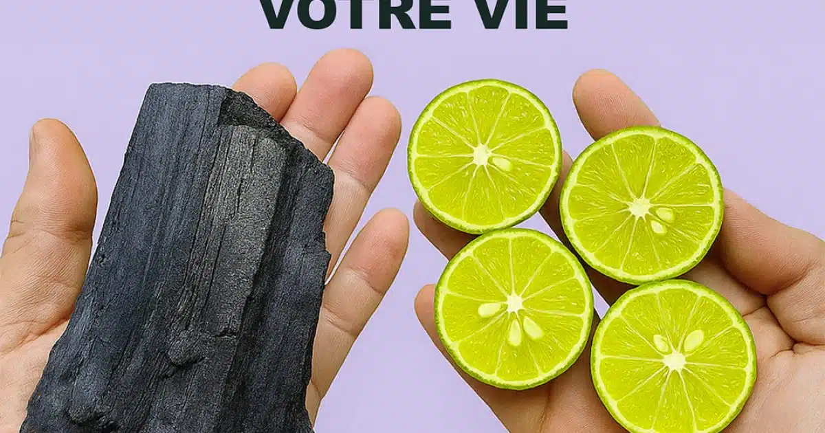 Citron et charbon : un mélange aux multiples bienfaits
