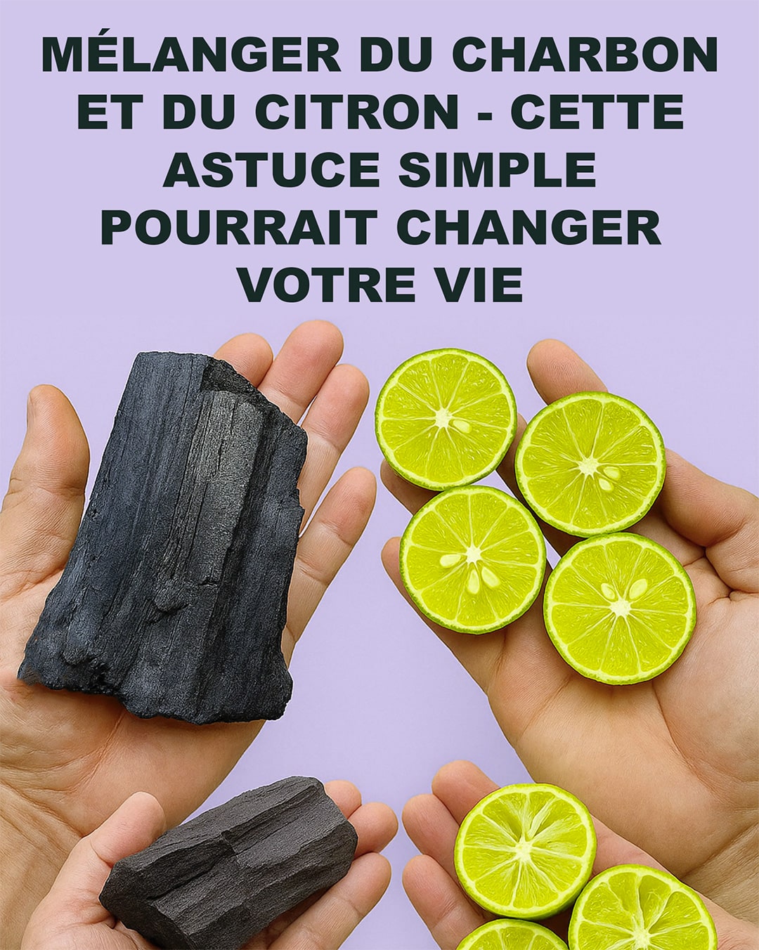 Citron et charbon : un mélange aux multiples bienfaits